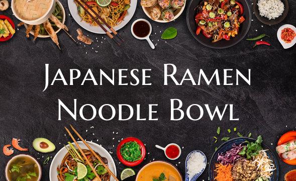 Japanese Ramen Noodle Bowl