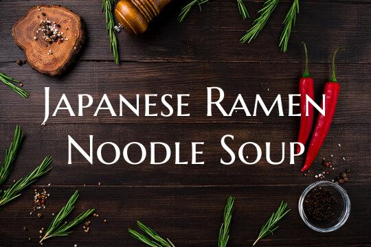 Japanese Ramen Noodle Soup